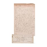 Ludwig August Ritter von Benedek (1804 - 1881) - kleine Sammlung Autographen