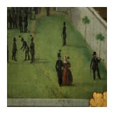 Sch&uuml;tzenscheibe vom Pr&auml;mienschie&szlig;en der L. Sch&uuml;tzendivision, &Ouml;sterreich, datiert 1842/43