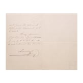 Russischer Au&szlig;enminister Graf Wladimir Nikolajewitsch Lamsdorf (1845 - 1907) - eigenh&auml;ndiger Brief mit Unterschrift