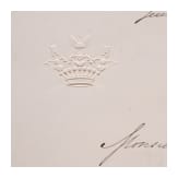 Russischer Au&szlig;enminister Graf Wladimir Nikolajewitsch Lamsdorf (1845 - 1907) - eigenh&auml;ndiger Brief mit Unterschrift
