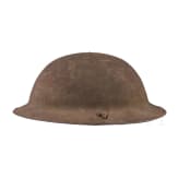 Stahlhelm M 17 "Brodie" mit einer Halterung f&uuml;r das Kettenvisier