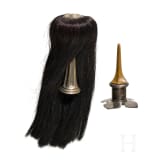Helmspitze mit Basis und Paradebusch f&uuml;r Offiziershelme, um 1900