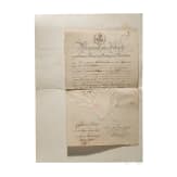 K&ouml;nig Max I. Joseph - zwei Offizierspatente, datiert 1813