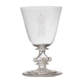Prinz Alfons von Bayern (1862 - 1933) - Set von sechs Wassergl&auml;sern