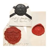 Gro&szlig;e Sammlung Siegel und Briefumschl&auml;ge des deutschen und europ&auml;ischen Adels an das bayerische K&ouml;nigshaus