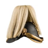 Helm M 1878 f&uuml;r Mannschaften der Schweren Reiter mit Paradebusch