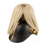 Helm M 1878 f&uuml;r Mannschaften der Schweren Reiter mit Paradebusch