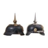 Zwei Helme, Bayern, um 1900