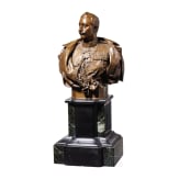 Kaiser Wilhelm II. - Bronzeb&uuml;ste in Uniform