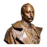 Kaiser Wilhelm II. - Bronzeb&uuml;ste in Uniform