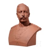 Terrakotta-B&uuml;ste Kaiser Wilhelms II., Majolika-Manufaktur Cadinen, Berlin, 1. H&auml;lfte 20. Jhdt.