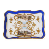 KPM-Schale mit den Ansichten des Berliner Schlosses und des Kaiser-Wilhelm-Palais, um 1860