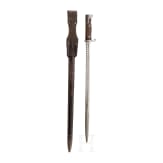 Seitengewehr SG 98 lang mit S&auml;ger&uuml;cken und Ersatzscheide