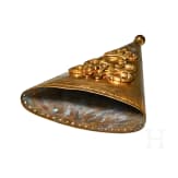 An Imperial German Prussian M 1871 Standarte pole top, streamer and oil cloth cover