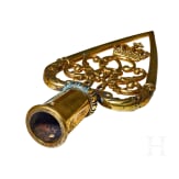 An Imperial German Prussian M 1871 Standarte pole top, streamer and oil cloth cover