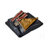 An Imperial German Prussian M 1871 Standarte pole top, streamer and oil cloth cover