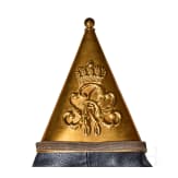 An Imperial German Prussian M 1871 Standarte pole top, streamer and oil cloth cover