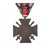 An Imperial German Prussian M 1871 Standarte pole top, streamer and oil cloth cover
