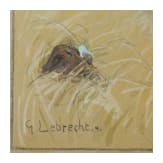 Georg Lebrecht (1875 - 1945) - Gouache "Vorw&auml;rts" aus dem Krieg 1866