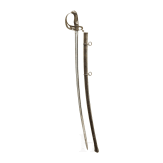 Korbs&auml;bel M 52 der Kavallerie mit Gravur, datiert 1860