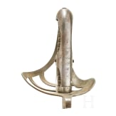 Korbs&auml;bel M 52 der Kavallerie mit Gravur, datiert 1860