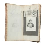 Album mit handgezeichneten Offiziersportraits, um 1830 - 1850