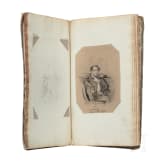 Album mit handgezeichneten Offiziersportraits, um 1830 - 1850