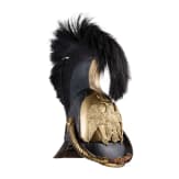 Helm M 1809 f&uuml;r Offiziere der Linien-K&uuml;rassiere, Trageweise um 1830