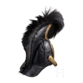 Helm M 1809 f&uuml;r Offiziere der Linien-K&uuml;rassiere, Trageweise um 1830