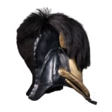 Helm M 1809 f&uuml;r Offiziere des Regiments Garde du Corps oder der Gardek&uuml;rassiere, Trageweise um 1830