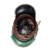 Helm M 1867 f&uuml;r Mannschaften des Regiments Garde du Corps oder der Gardek&uuml;rassiere