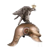 Helm M 1889 f&uuml;r Mannschaften der Regimenter Garde du Corps und Gardek&uuml;rassiere