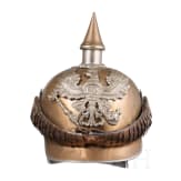 Helm M 1889 f&uuml;r Mannschaften im K&uuml;rassier-Regiment "Kaiser Nikolaus I. von Russland" (Brandenburgisches) Nr. 6