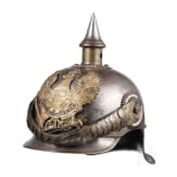 Helm M 1889 f&uuml;r Mannschaften im K&uuml;rassier-Regiment "K&ouml;nigin" (Pommersches) Nr. 2, um 1900