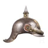 Helm M 1889 f&uuml;r Mannschaften im K&uuml;rassier-Regiment "K&ouml;nigin" (Pommersches) Nr. 2, um 1900