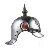 Helm M 1889 f&uuml;r Mannschaften der K&uuml;rassiere in Kriegsausf&uuml;hrung, um 1915