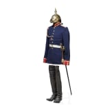 Uniformensemble f&uuml;r Mannschaften im Regiment Garde du Corps, vor 1889