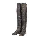 Ein Paar hohe Stiefel f&uuml;r Mannschaften der K&uuml;rassiere, Ende 19. Jhdt.