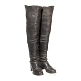 Ein Paar hohe Stiefel f&uuml;r Mannschaften der K&uuml;rassiere, Ende 19. Jhdt.