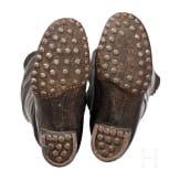 Ein Paar hohe Stiefel f&uuml;r Mannschaften der K&uuml;rassiere, Ende 19. Jhdt.