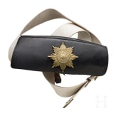 Kartuschkasten und Bandelier f&uuml;r Mannschaften der Gardes du Corps oder der Garde-K&uuml;rassiere, 19. Jhdt.