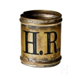 An Imperial German Prussian 4th Hussar Regiment pole ring