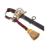 An Imperial German Prussian sword M 89 for J&auml;ger Regt. Zu Pferde Nr. 2 and 7