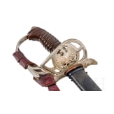 An Imperial German Prussian sword M 89 for J&auml;ger Regt. Zu Pferde Nr. 2 and 7