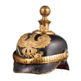 Helm f&uuml;r Unteroffiziere der Feldartillerie, um 1900