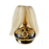 Helm f&uuml;r einen Offizier der Garde-Fu&szlig;-Artillerie-Regimenter, mit Paradebusch