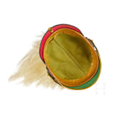 Helm f&uuml;r einen Offizier der Garde-Fu&szlig;-Artillerie-Regimenter, mit Paradebusch