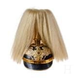 A helmet for Prussian Guard Reserve Pioneer Officers, with bush