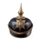 Helm f&uuml;r Offiziere der s&auml;chsischen Infanterie, um 1910