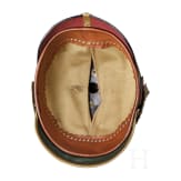 Helm und Schulterst&uuml;cke eines Majors im K. S. 8. Infanterie-Regiment "Prinz Johann Georg" Nr. 107, datiert 1908